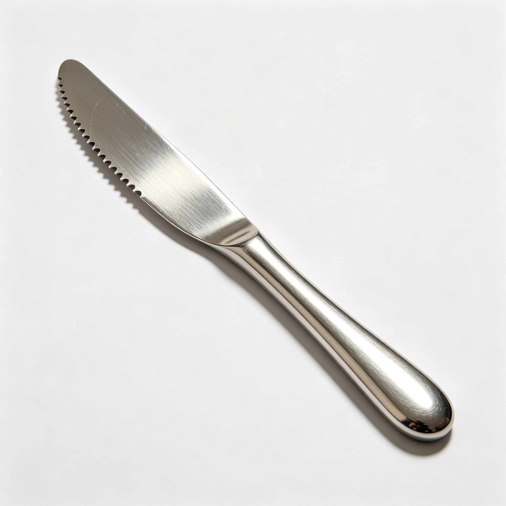 kitchengadget Stainless Steel Butter Spreader Knife with Serrated Edge