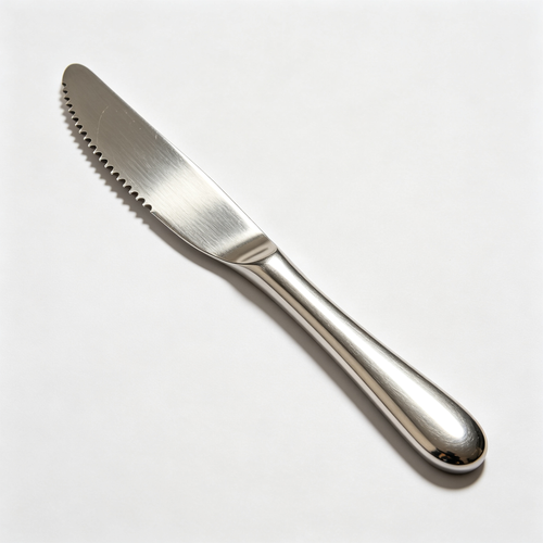 kitchengadget Stainless Steel Butter Spreader Knife with Serrated Edge